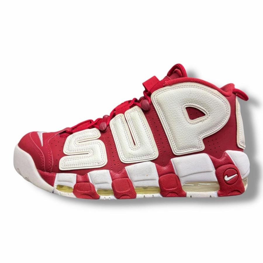 エアモアアップテンポ supremeコラボ ホワイトレッド NIKE（ナイキ） × Supreme シュプリーム Air More Uptempo 
