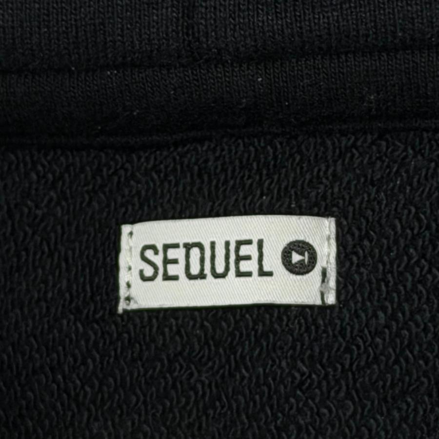 SEQUEL シークエル 25SS HOODIE スウェットフーディー 刺繍ロゴ