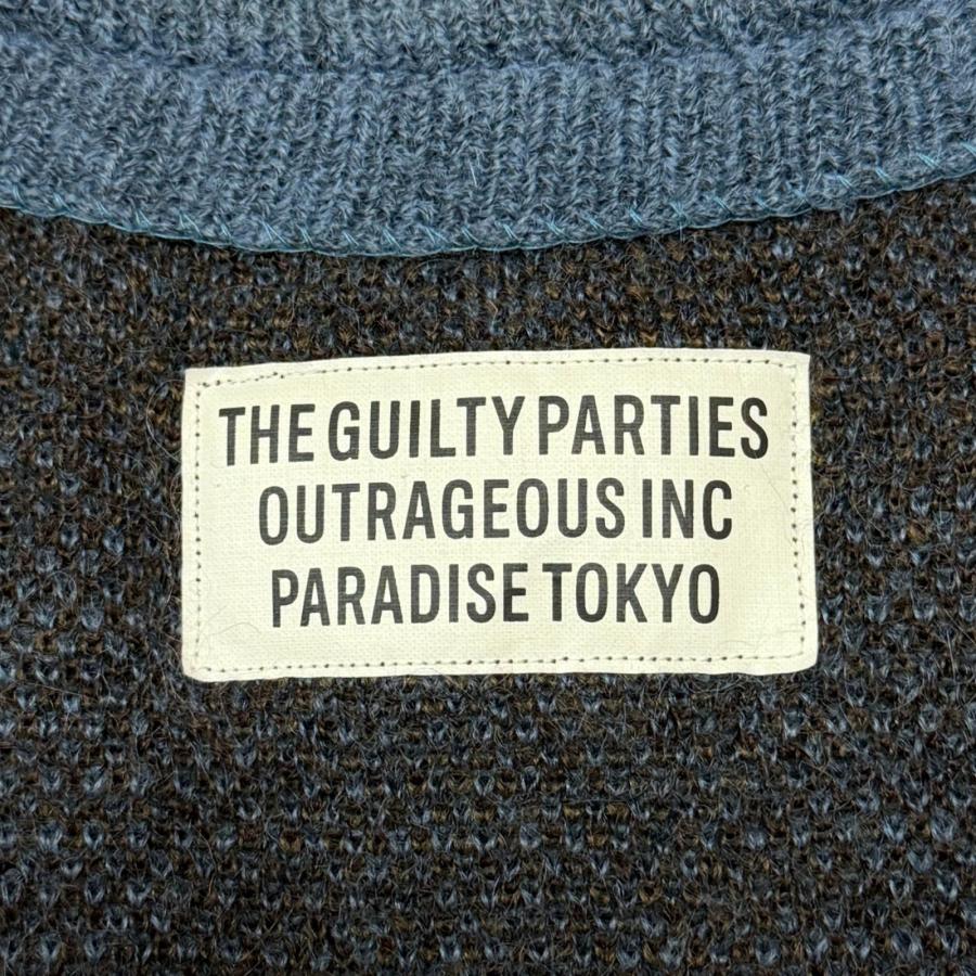 WACKO MARIA（ワコマリア） 21AW DIAMOND MOHAIR CARDIGAN モヘア
