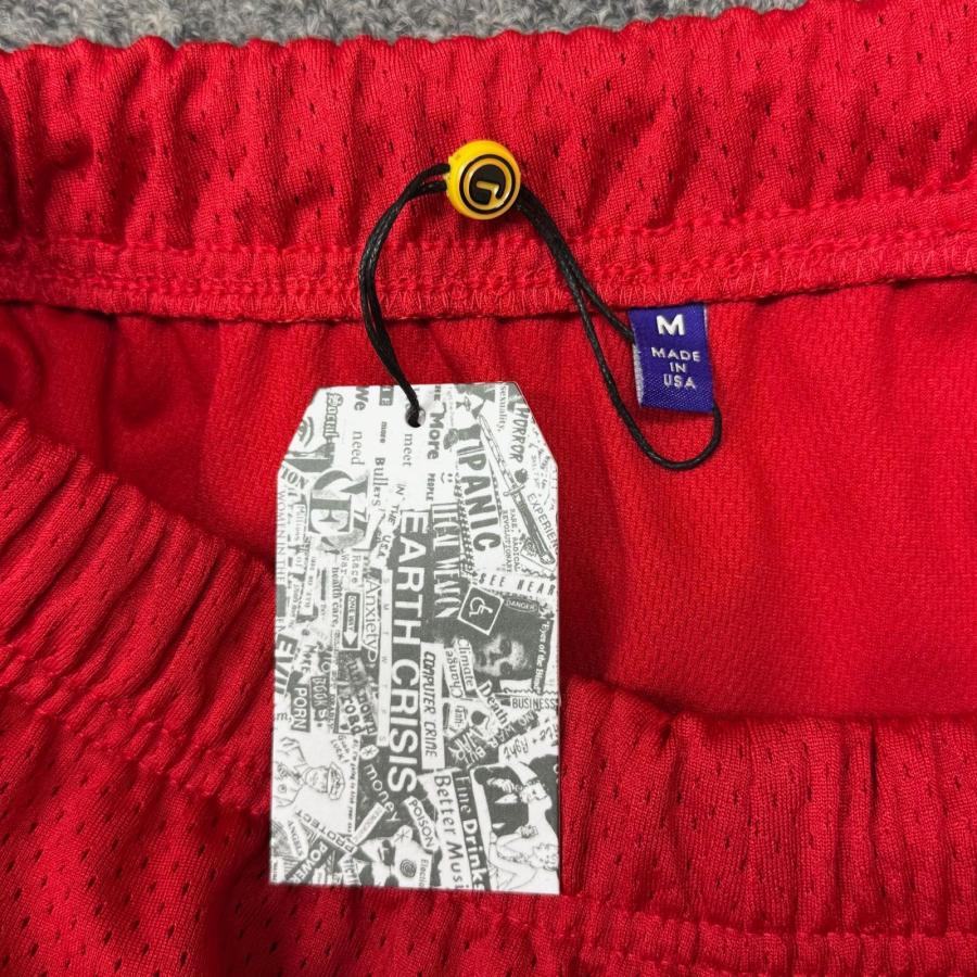 参考上代84700円 未使用 GALLERY DEPT. VENICE COURT SHORTS ヴェニスコートショーツ メッシュハーフパンツ イージーショーツ ギャラリーデプト VCS-5245 レッド L （96509A） 未使用品 GALLERY DEPT. ギャラリーデプト VENICE COURT SHORTS