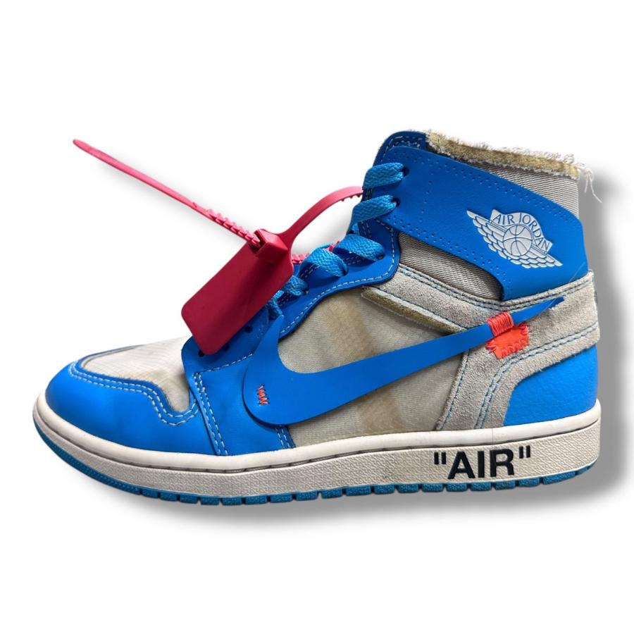 【美品】ナイキ エアジョーダン1 オフホワイト UNC OG スニーカー NIKE（ナイキ） × OFF-WHITE オフホワイト Air Jordan 1 High UNC