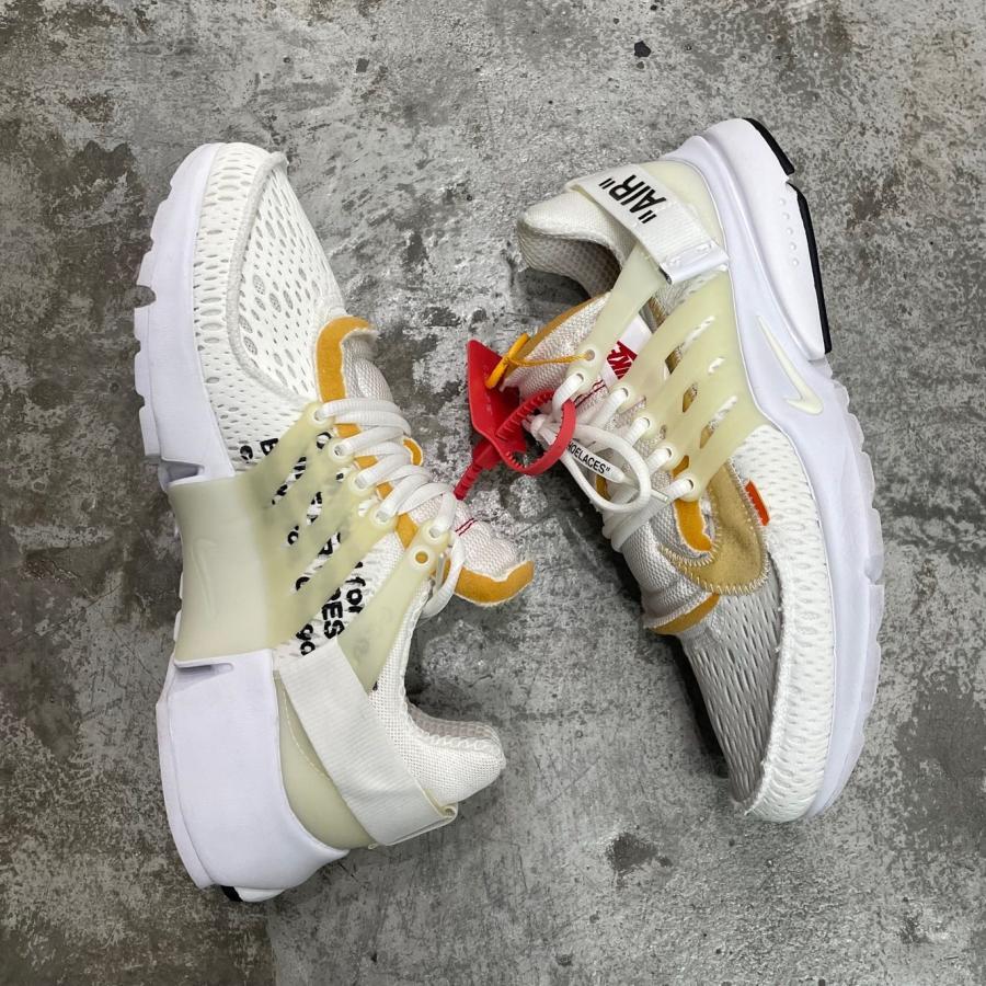 NIKE × OFF-WHITE ナイキ オフホワイト Air Presto  コラボ エアプレスト スニーカー AA3830-100 27cm 97119Aの画像