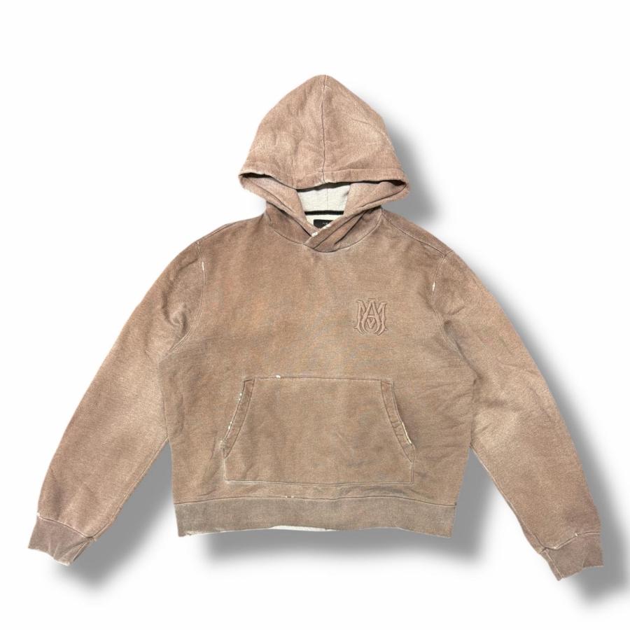 AMIRI アミリ MA Core Logo Hoodie MAコアロゴ刺繍パーカー フーディー