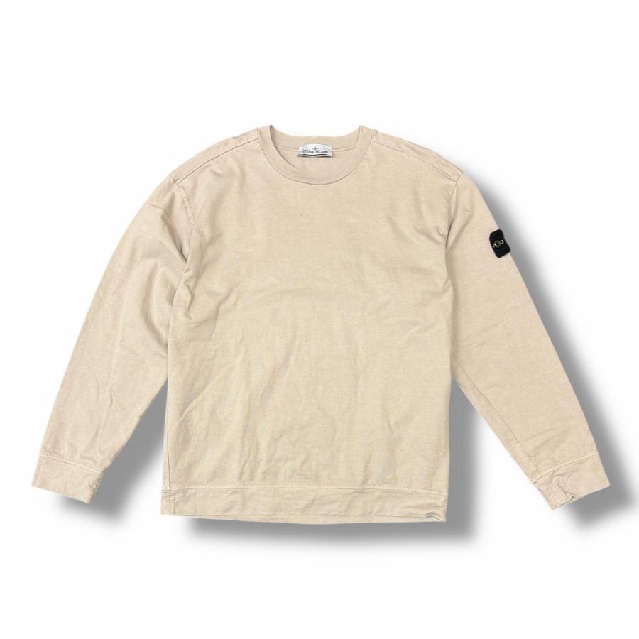 STONE ISLAND ストーンアイランド ガーメントダイ腕章クルーネック