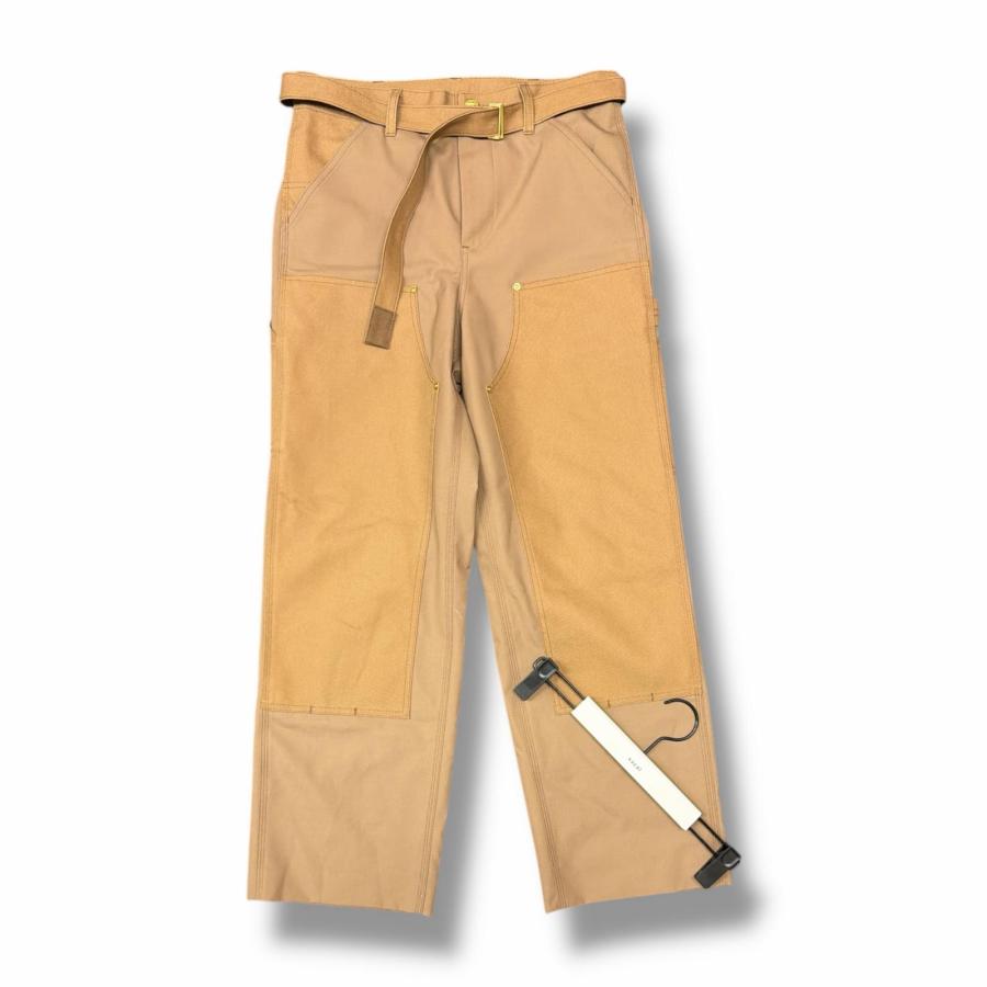sacai  × Carhartt WIP 26SS Duck Canvas Pants ダックパンツ ペインターパンツ サカイ  × カーハート ワークインプログレス 26-03993M ブラウン 1 （9770M） sacai（サカイ） × Carhartt WIP カーハート ワークインプログレス