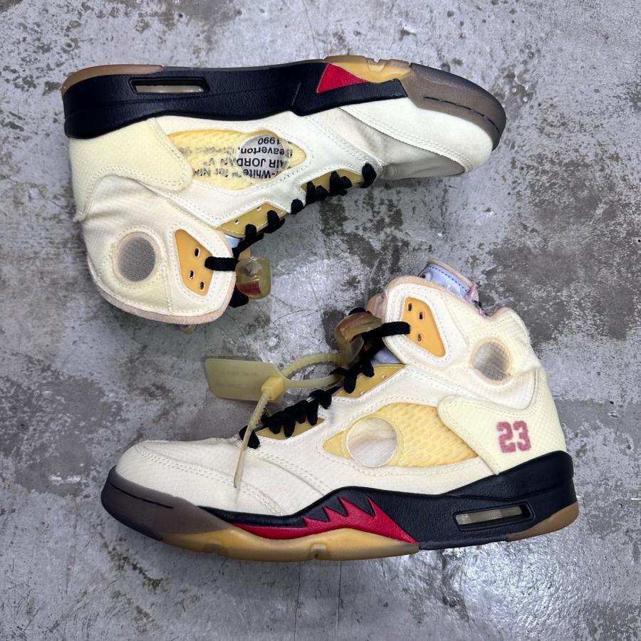 NIKE（ナイキ） × OFF-WHITE オフホワイト Air Jordan 5 Sail コラボ 