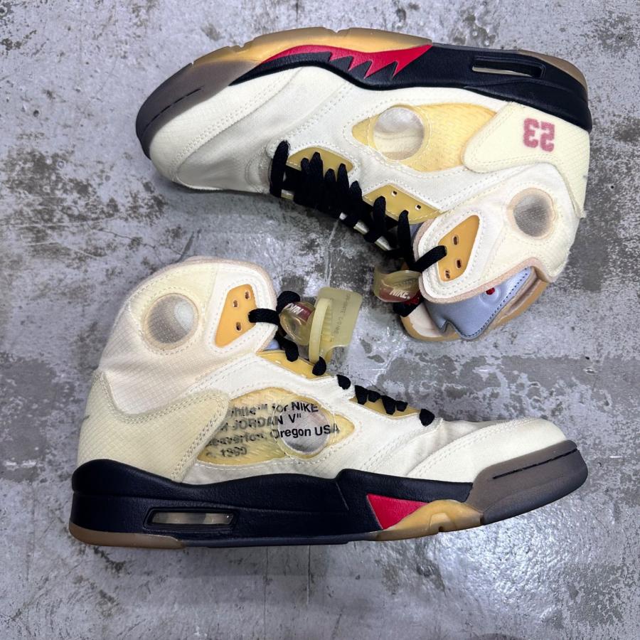 NIKE（ナイキ） × OFF-WHITE オフホワイト Air Jordan 5 Sail コラボ 