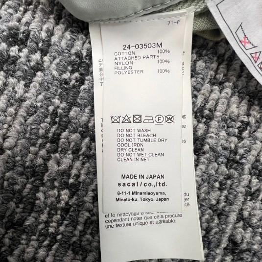 sacai サイドボタン ロングスリーブ カットソー ブラック sacai（サカイ） Side button long sleeve T-shirt サイドボタンロング
