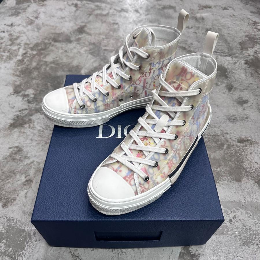 Christian Dior クリスチャンディオール B23  トロッター ハイカット スニーカー 20CLS  マルチカラー 26cm 97917Aの画像