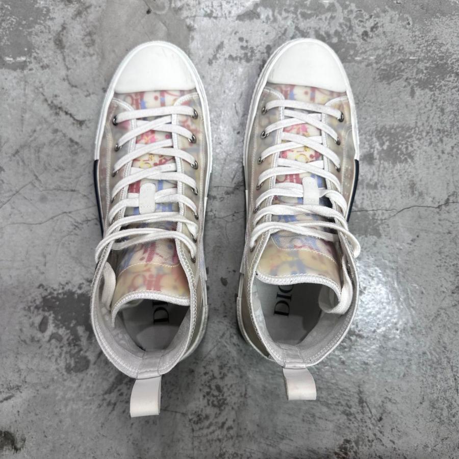 Christian Dior クリスチャンディオール B23  トロッター ハイカット スニーカー 20CLS  マルチカラー 26cm 97917Aの画像