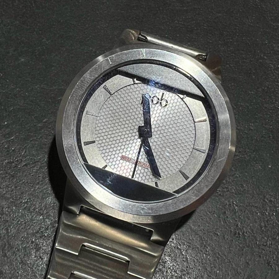 FOB Paris RED SOLAR SILVER 腕時計 フォブパリス シルバー F （9803M） FOB Paris RED SOLAR SILVER 腕時計 シルバー F 9803M : 買取MOTTO