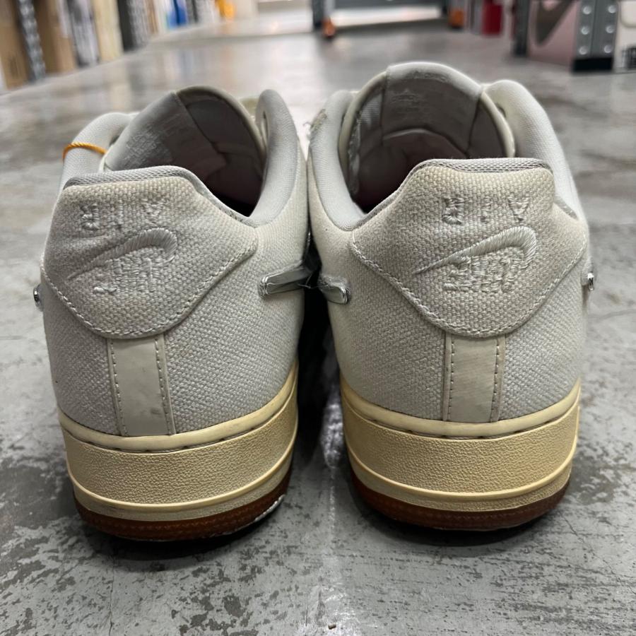 NIKE × TRAVIS SCOTT ナイキ トラヴィススコット Air Force 1 Low (AF100)  エアフォースワン  AQ4211-100 28cm 98256Aの画像