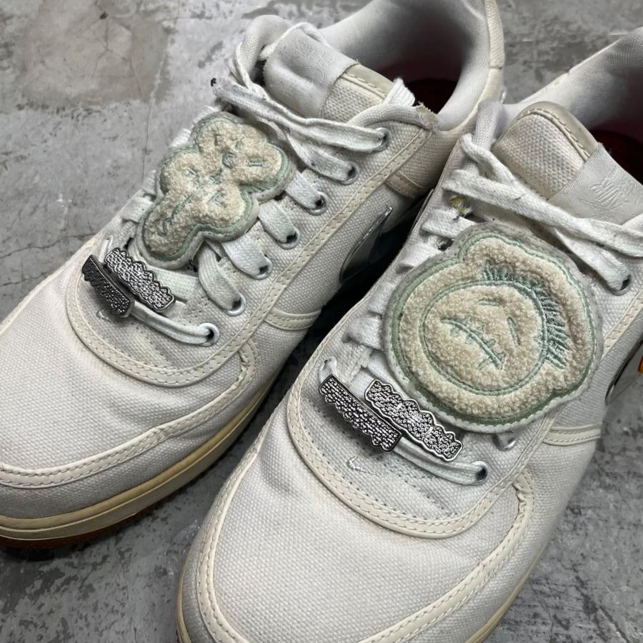 NIKE × TRAVIS SCOTT ナイキ トラヴィススコット Air Force 1 Low (AF100)  エアフォースワン  AQ4211-100 28cm 98256Aの画像
