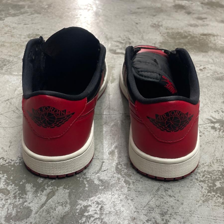 NIKE ナイキ AIR JORDAN 1 RETRO LOW BRED  2015年製 ジョーダン1 スニーカー 705329-001 28cm 98366Aの画像