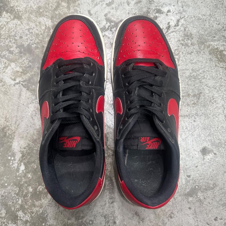 NIKE ナイキ AIR JORDAN 1 RETRO LOW BRED (2015)  エアジョーダン1 ロー ""ブレッド ローカット 705329-001 28cm 98372Aの画像