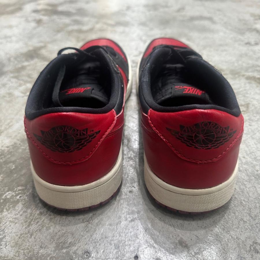 NIKE ナイキ AIR JORDAN 1 RETRO LOW BRED (2015)  エアジョーダン1 ロー ""ブレッド ローカット 705329-001 28cm 98372Aの画像