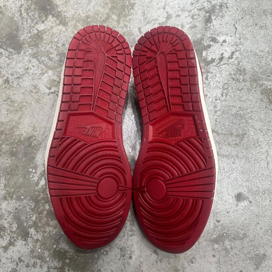 NIKE ナイキ AIR JORDAN 1 RETRO LOW BRED (2015)  エアジョーダン1 ロー ""ブレッド ローカット 705329-001 28cm 98372Aの画像