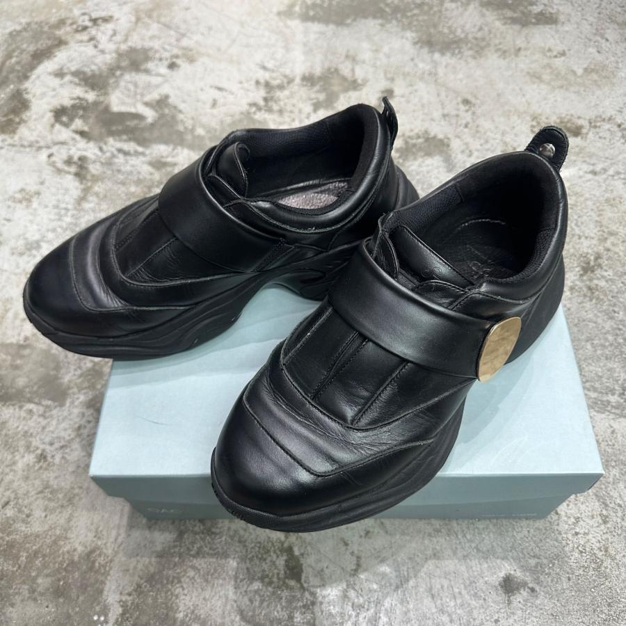 OAO × HARUNOBUMURATA AMBER オーエーオー ハルノブムラタ レザー スニーカー  ブラック 98573Aの画像