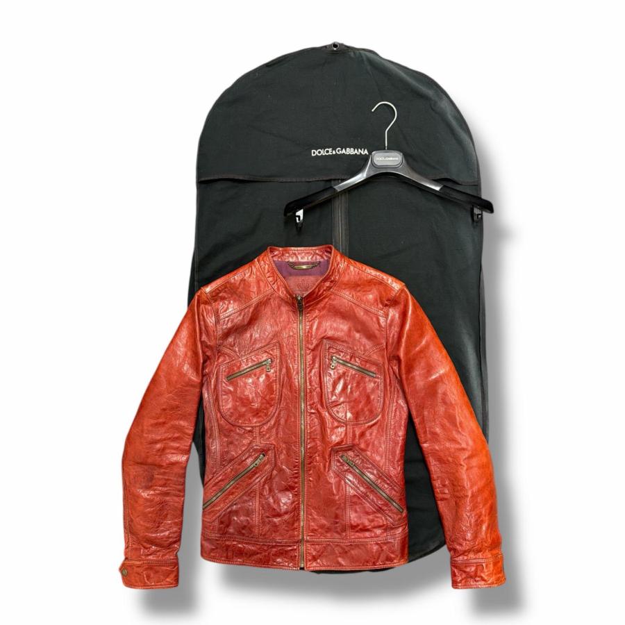 DOLCE&GABBANA ドルチェアンドガッバーナ ラムレザーシングル