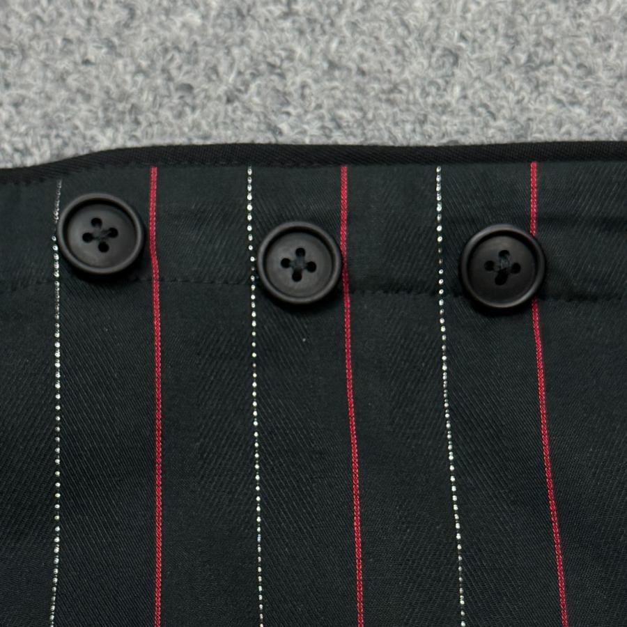 Yohji Yamamoto POUR HOMME ヨウジヤマモトプールオム 24AW PEGTOP SKIRT ペグトップスカート HO-S07-534 ブラック 3 （98846A）の画像
