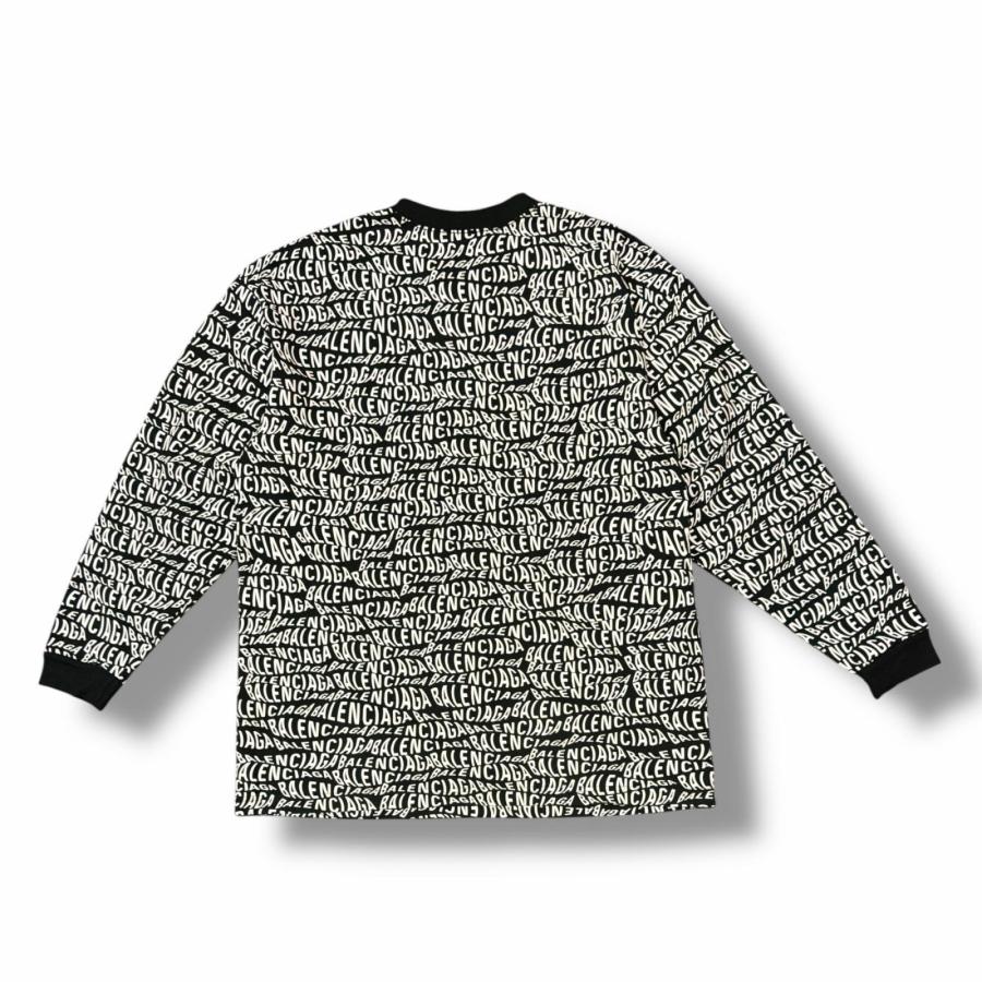 BALENCIAGA（バレンシアガ） 19AW Wave Logo L/S Tee ウェーブロゴ