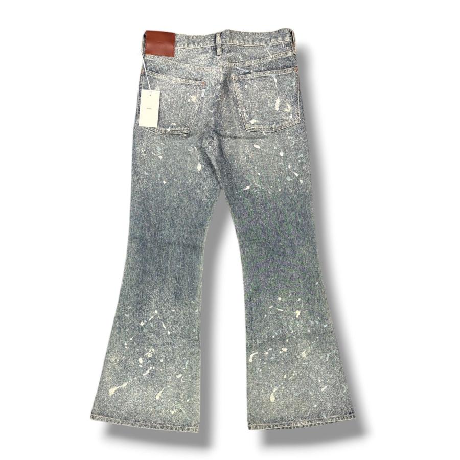 未使用品 SUGARHILL シュガーヒル 24AW MOLDED DENIM TROUSERS FLAIRED CUT モルデッドデニムパンツ フレアカット ジーンズ 2411300416 インディゴ 34 99027A_1