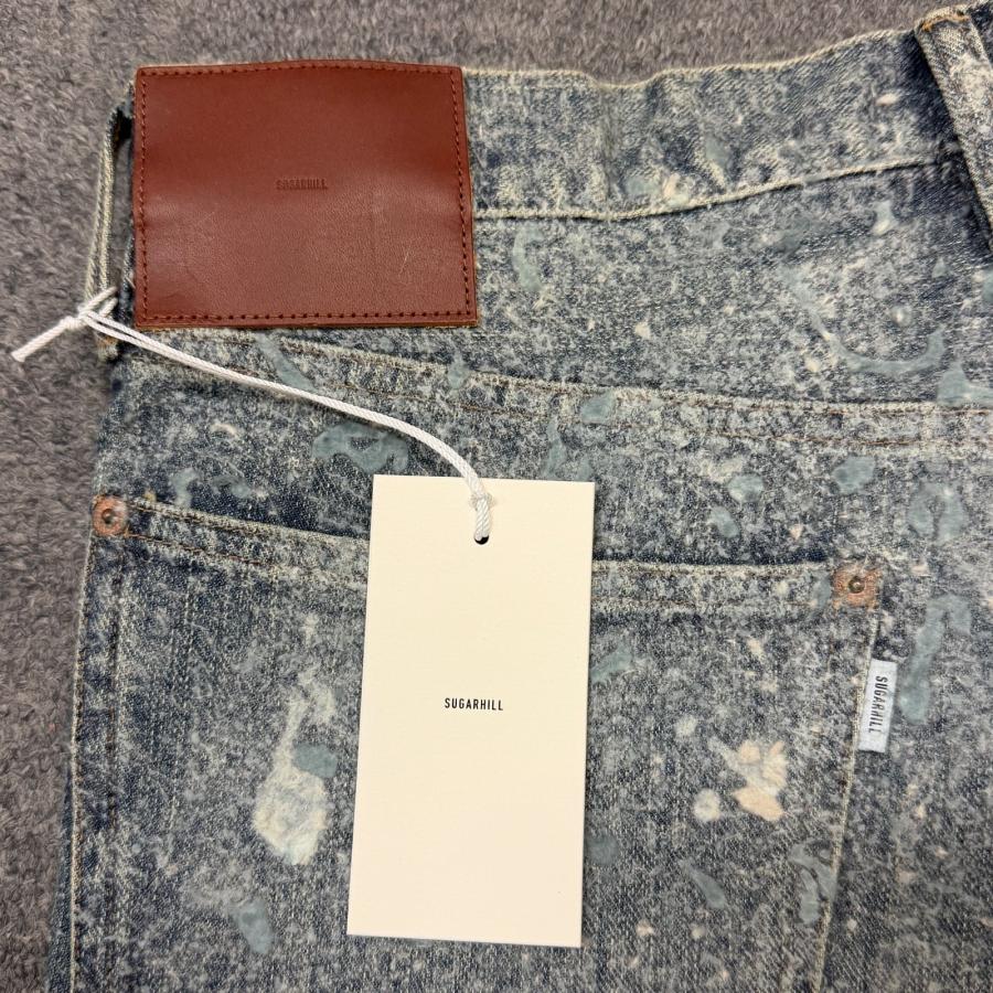 未使用品 SUGARHILL シュガーヒル MOLDED DENIM TROUSERS FLAIRED CUT モルデッドデニムパンツ フレアカット ジーンズ 2411300416 インディゴ 28 99042A_2