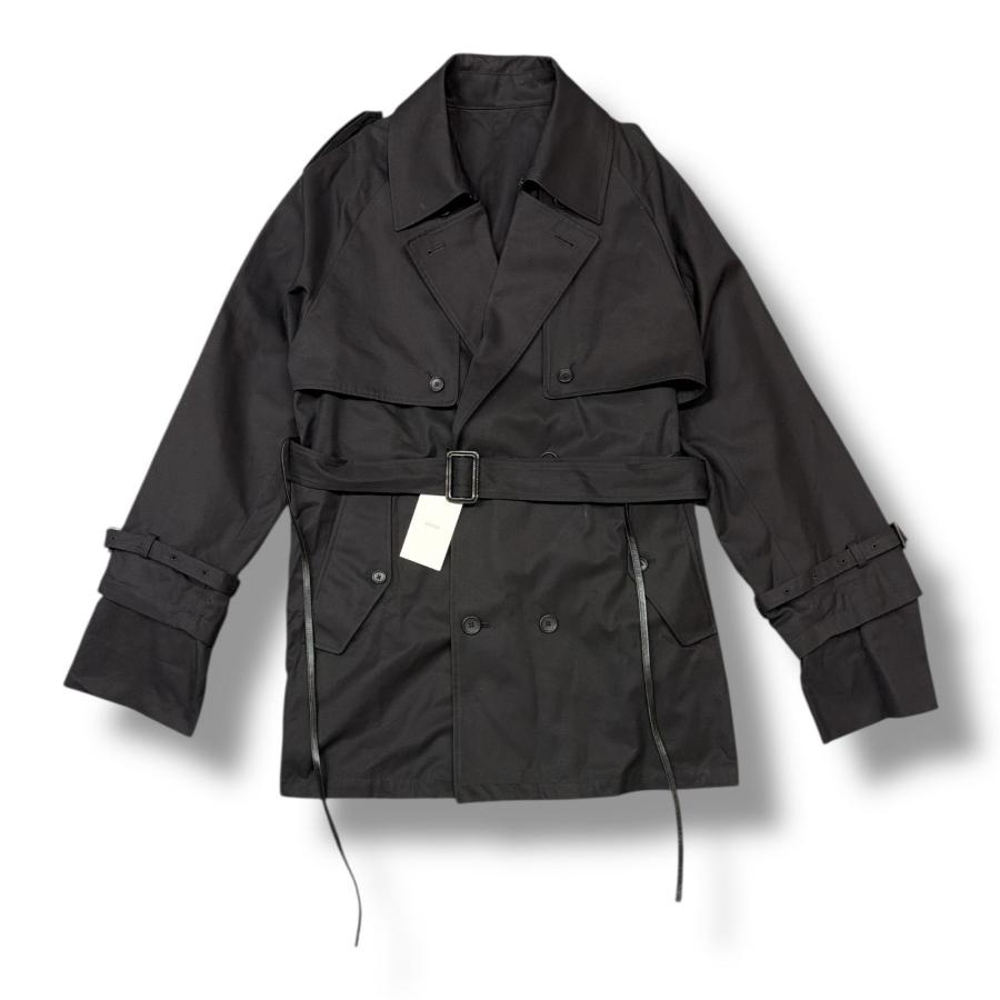 参考上代162800円 未使用 stein(ssstein) LAYAERED SHORT TRENCH COAT