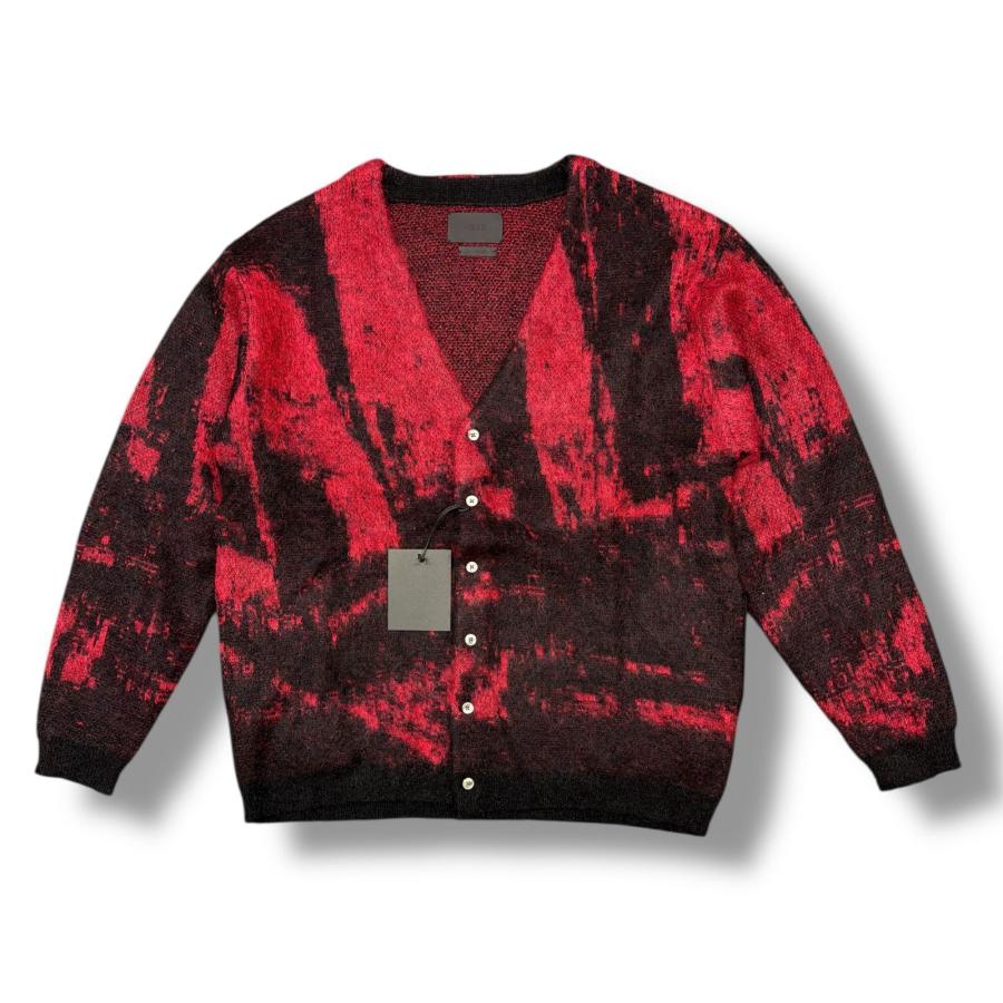 参考上代48400円 未使用 YOKE 24AW JACQUARD MOHAIR CARDIGAN