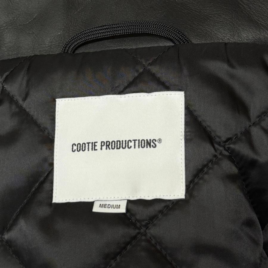 未使用品 COOTIE PRODUCTIONS クーティープロダクションズ 25AW Leather Policeman Jacket  レザーポリスマンジャケット CTE-25A225 ブラック M 9968Mの画像