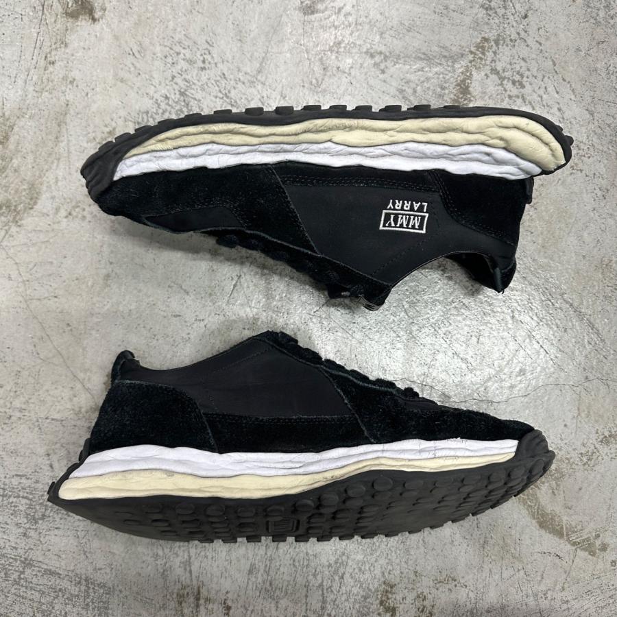 Maison MIHARA YASUHIRO メゾンミハラヤスヒロ LARRY OG Sole Mix Material Low-top Sneaker   ラリー スニーカー A14FW703 ブラック 99967Aの画像