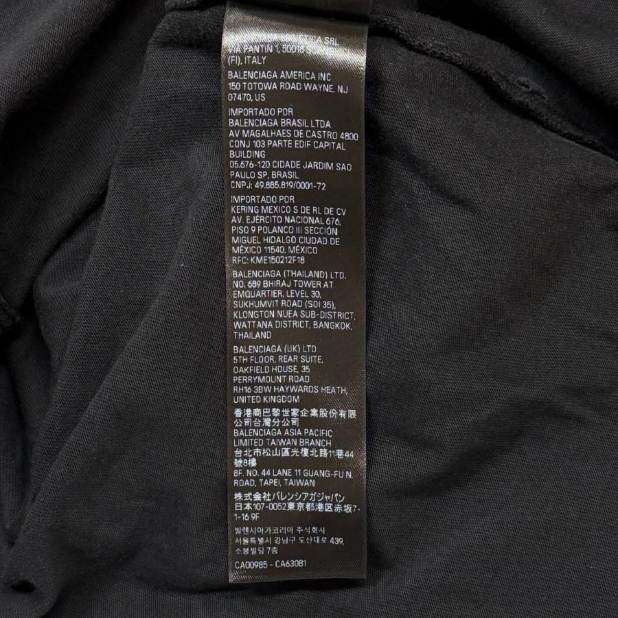BALENCIAGA バレンシアガ 24AW Not Been Done T-Shirt  ノットビーンTシャツ 半袖カットソー 787349 ブラック 2 99989Aの画像