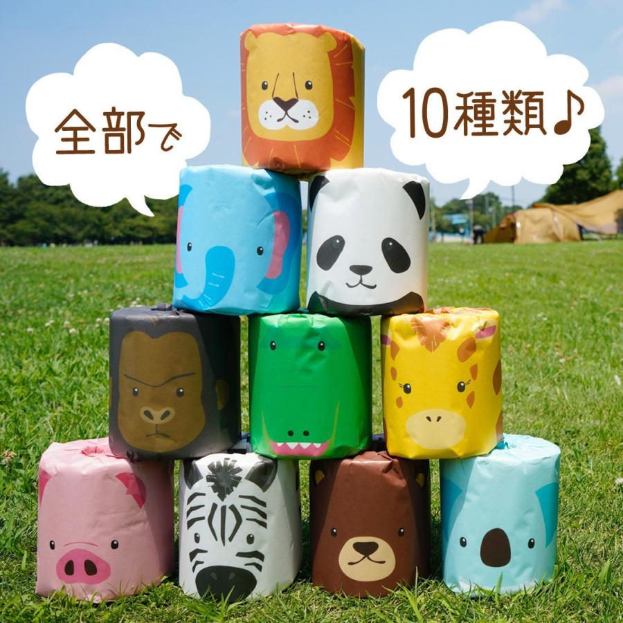 引っ越し 挨拶 品物 のし 粗品 ギフト 景品 イベント かわいい トイレットペーパー ZOOレットペーパー 5個セット 全10種 |  | 09