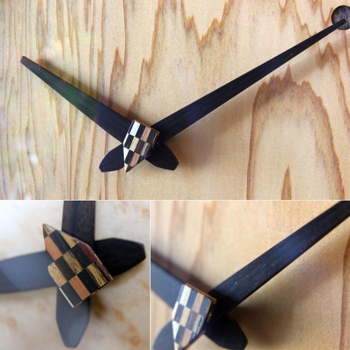 掛時計（寄木入り八角時計） (メーカー名：山口木工