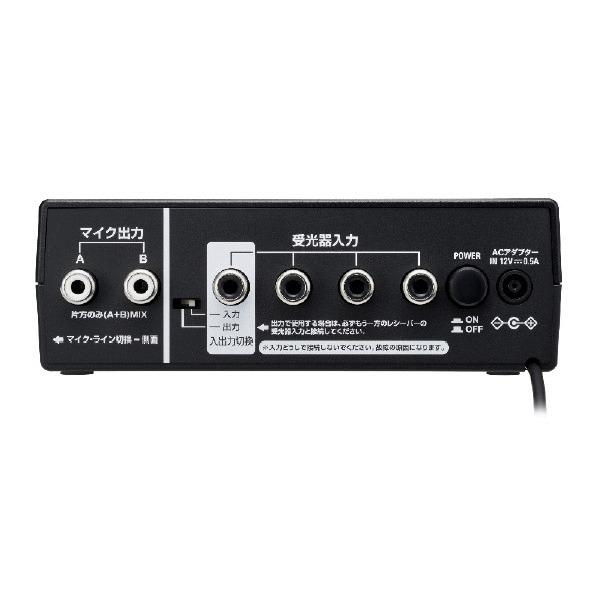 オーディオテクニカ 赤外線コードレスレシーバー AT-CR7010 カラオケ ワイヤレス マイク用 2本同時 使用 audio-technica_1