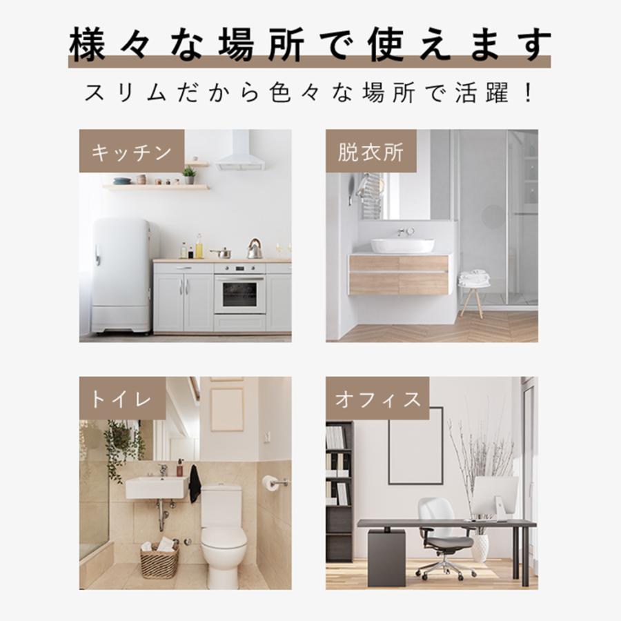 セラミックファンヒーター スリム コンパクト 電気ヒーター 首振り オンオフタイマー 転倒停止 おしゃれ ヒートショック対策 足元ヒーター mottole MTL-E041 | mottole | 03