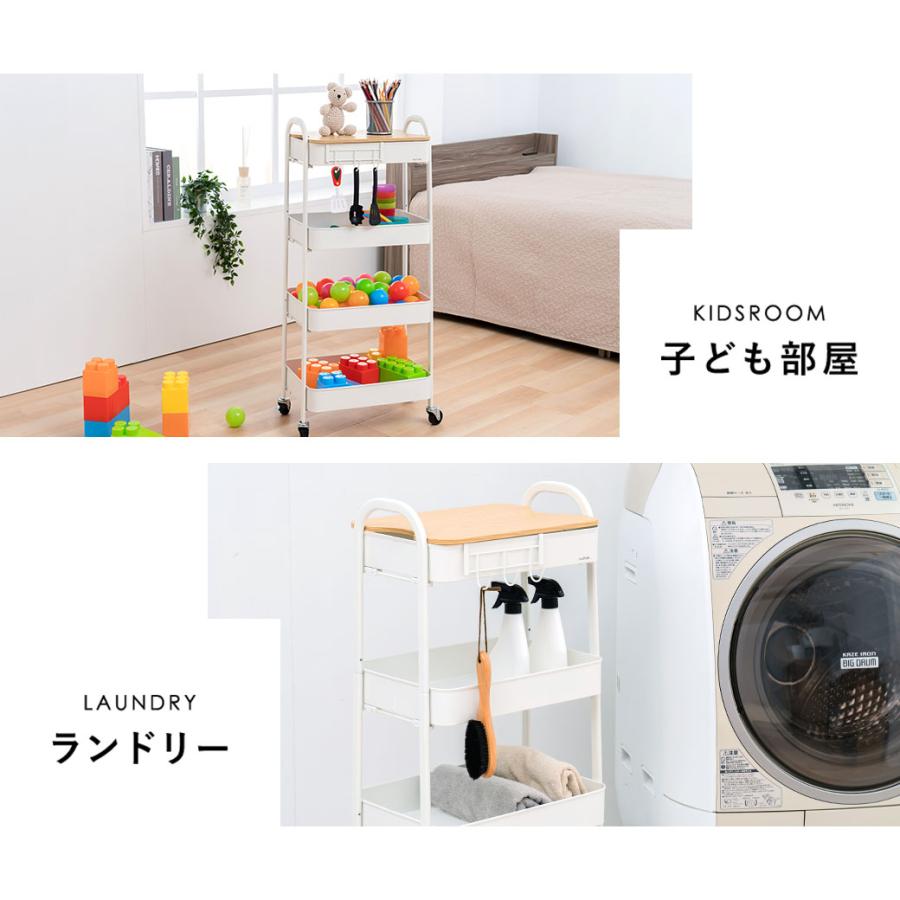 オールド　Fujimoku 、キッチンワゴン、トローリーワゴン、レトロ、和モダン アンティーク トロリー （ワゴン）(d-634)｜アンティーク家具