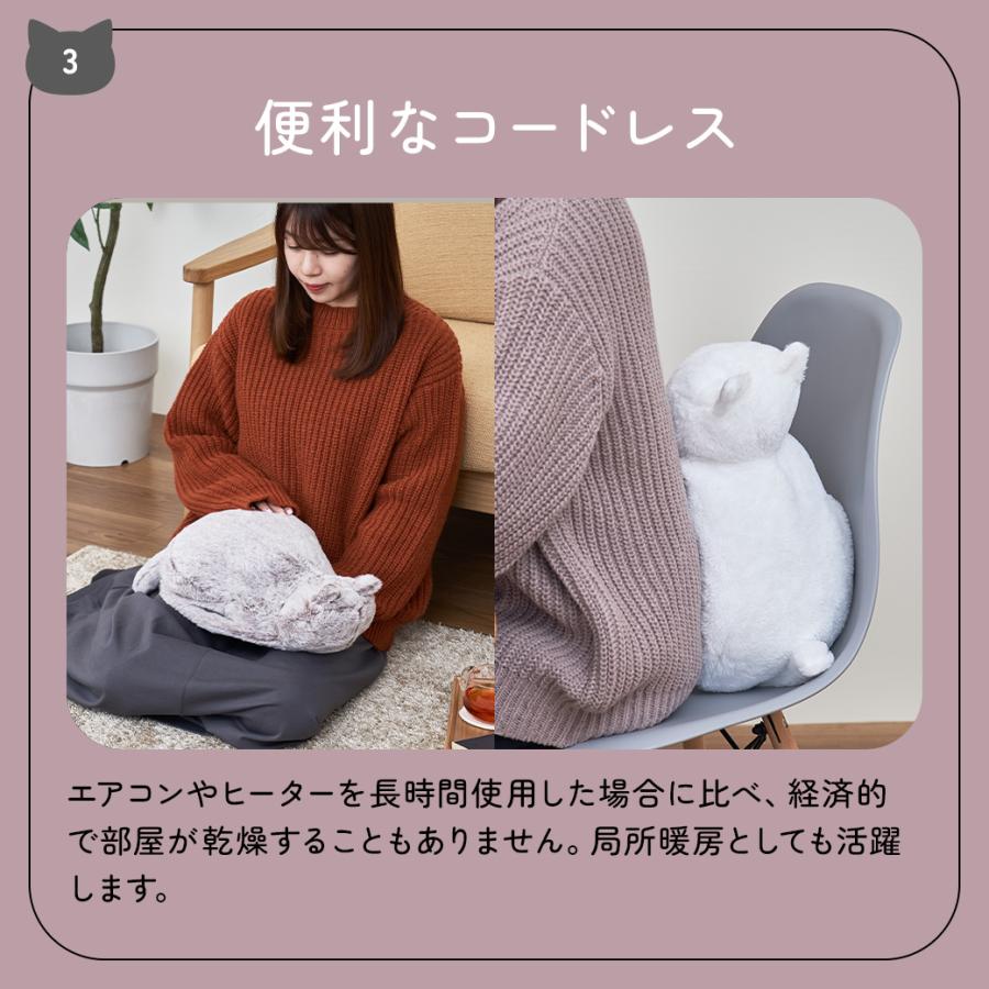 mottole（モットル） にゃたんぽ 湯たんぽ 充電式 蓄熱式 ねこ