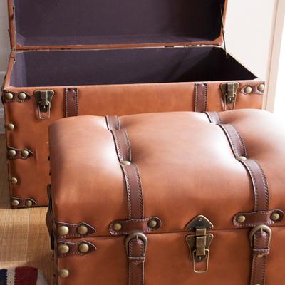 収納ボックス トランク 2個セットS＆L【店頭受取も可 吹田】_4