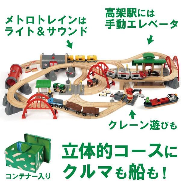BRIO ブリオ 木製レールシリーズ レール&ロードデラックス BRIO ブリオ 木製レールシリーズ レール&ロードデラックス