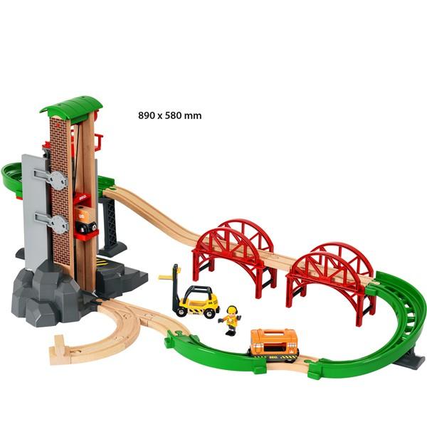 ブリオ　BRIO 木製レール　まとめてセット BRIO ブリオ 木製レールシリーズ ウェアハウスレールセット（3歳