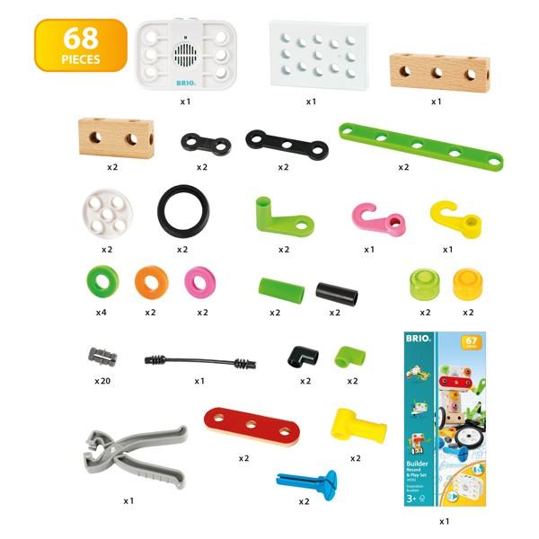 BRIO（ブリオ） 木のおもちゃ 声を録音できるレコード＆プレイセット67