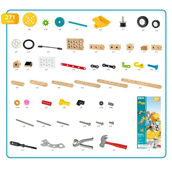 BRIO（ブリオ） 木のおもちゃ ビルダー クリエイティブセットII（271
