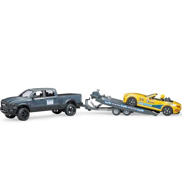 ブルーダープロ Ram パワーワゴン＆BRUDER ロードスター（レーシング仕様）（フィギュア付き/3歳から）【店頭受取も可 吹田】_2