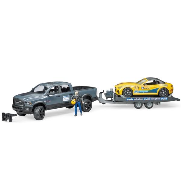 ブルーダープロ Ram パワーワゴン＆BRUDER ロードスター（レーシング仕様）（フィギュア付き/3歳から）【店頭受取も可 吹田】_4