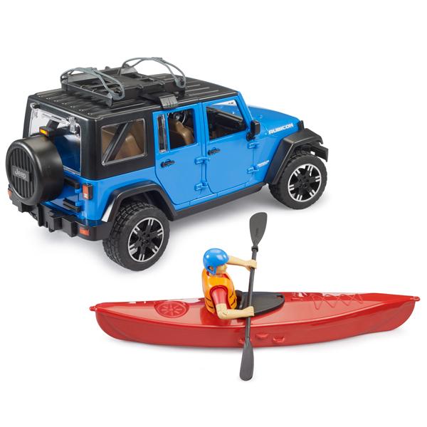ジープ アクションフィギュア付き ブルーダープロ Jeep Rubicon&カヤック（フィギュア付き/3歳から
