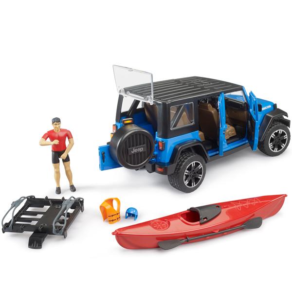 ブルーダープロ Jeep Rubicon&カヤック（フィギュア付き/3歳から