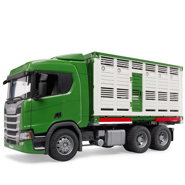 ブルーダープロ はたらくくるま SCANIA 牛運搬トラック ＆ 牛