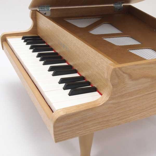 KAWAI グランドピアノ ナチュラル 32鍵盤 木製 カワイ トイピアノ グランドピアノ ナチュラル | 木のおもちゃ専門店