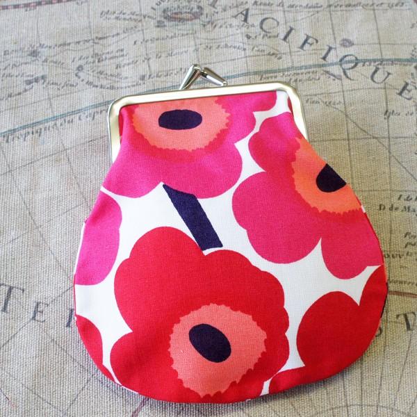 marimekko（マリメッコ） がま口ポーチ PIENI KUKKARO PURSE MINI